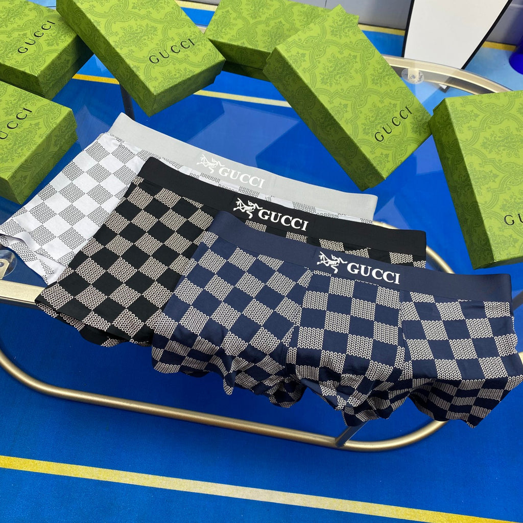 Gucci Men's Boxer Briefs - 3-Piece Box