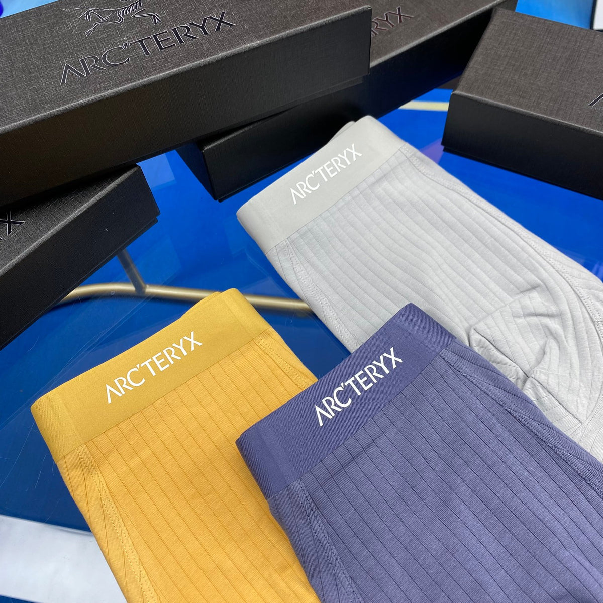 Arc'teryx Small Bird-Logo Details Men's Boxer Briefs - 3-Piece Box