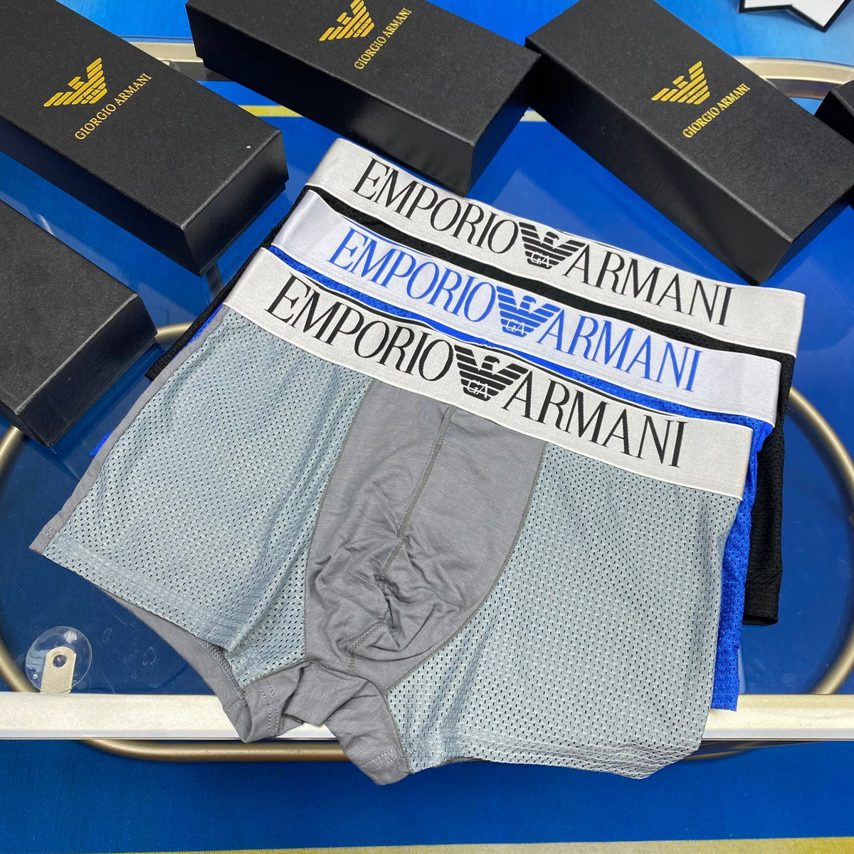 Emporio Armani Men's Boxer Briefs - 3-Piece Box