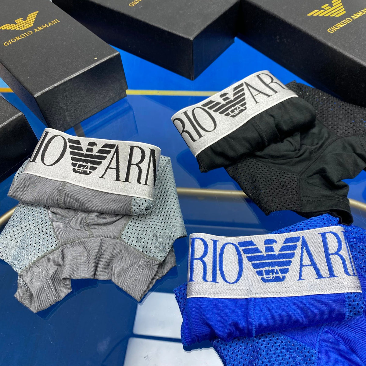 Emporio Armani Men's Boxer Briefs - 3-Piece Box