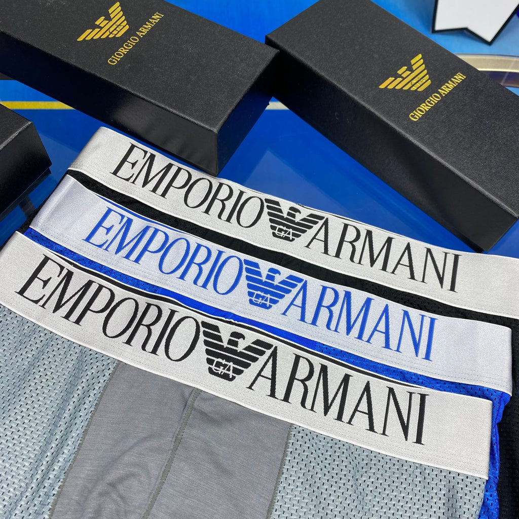 Emporio Armani Men's Boxer Briefs - 3-Piece Box