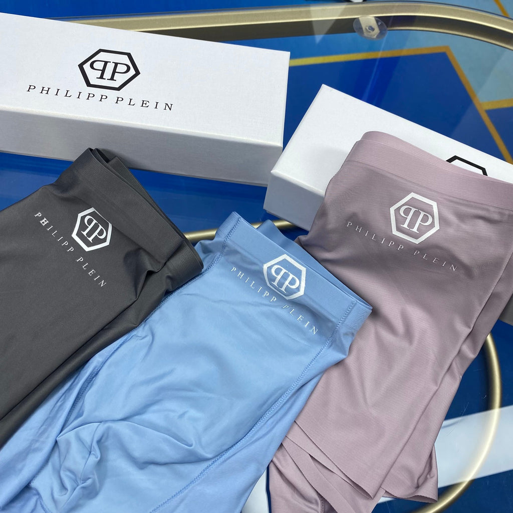 Philipp Plein Ice-Silk Men's Boxer Briefs - 3-Piece Box