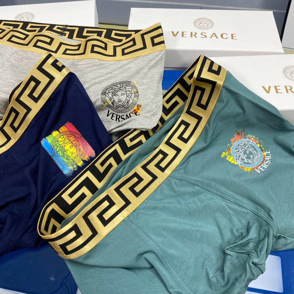 Versace Men's Boxer Briefs - 3-Piece Box