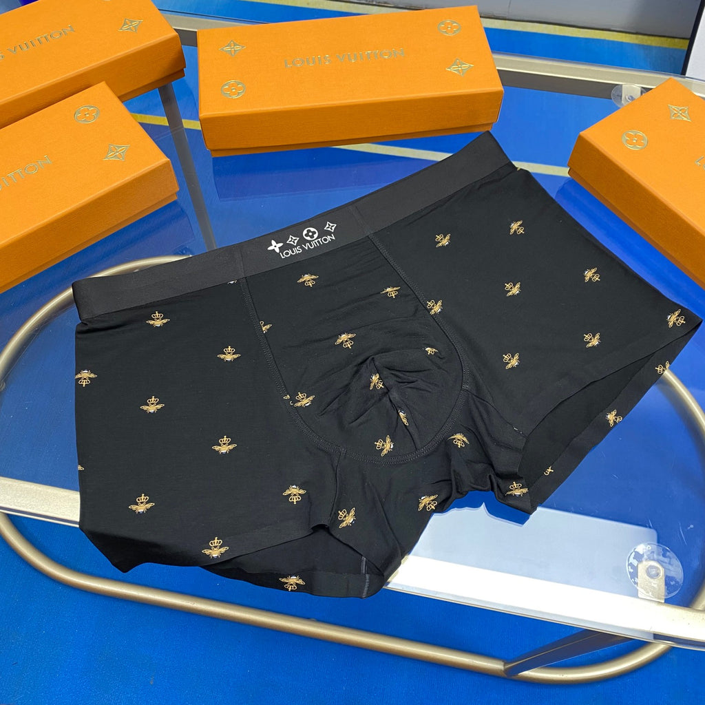 Louis Vuitton Small Motif Details Men's Boxer Briefs - 3-Piece Box