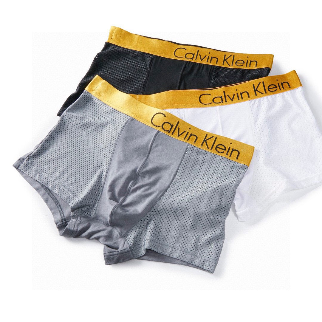 Calvin Klein Cotton Men's Boxer Briefs - 3-Piece Box