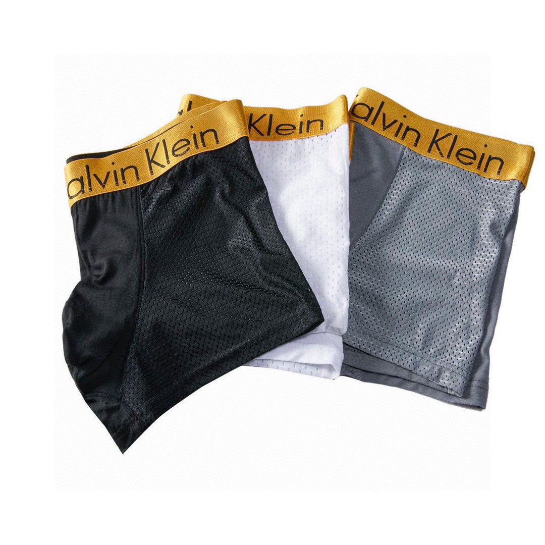 Calvin Klein Cotton Men's Boxer Briefs - 3-Piece Box