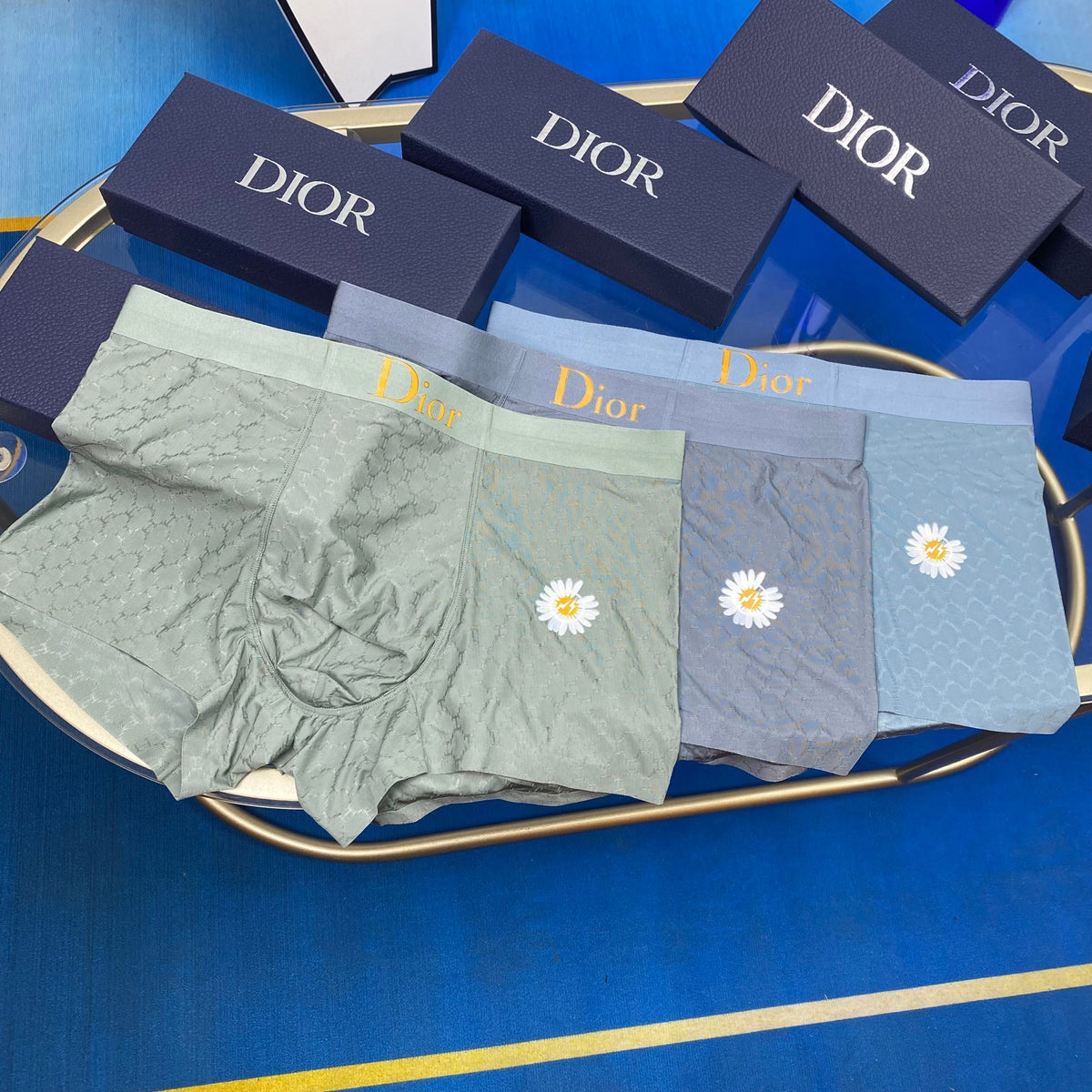 Dior Ice-Silk Men's Boxer Briefs - 3-Piece Box