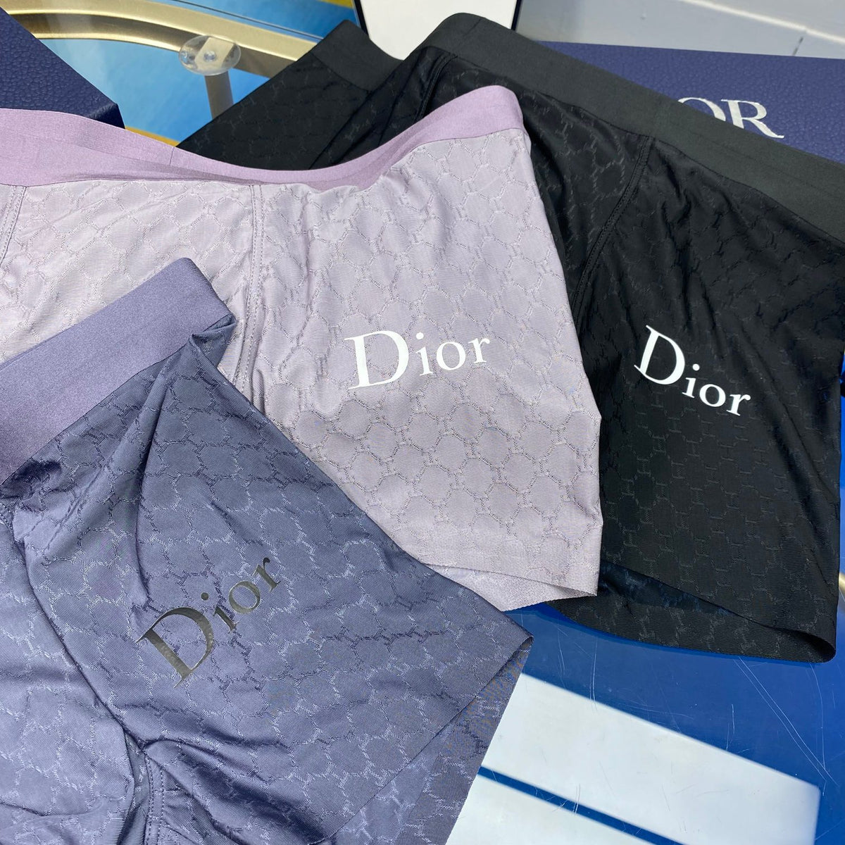 Dior Ice-Silk Men's Boxer Briefs - 3-Piece Box