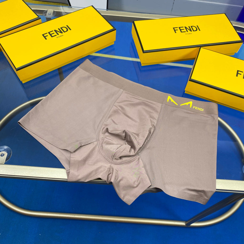 Fendi Cotton Men's Boxer Briefs - 3-Piece Box