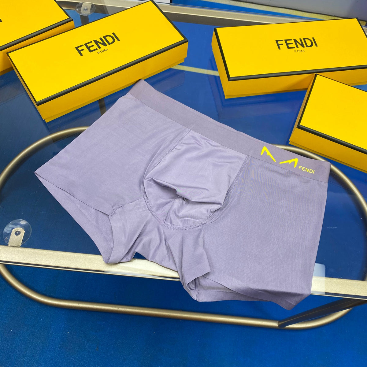 Fendi Cotton Men's Boxer Briefs - 3-Piece Box