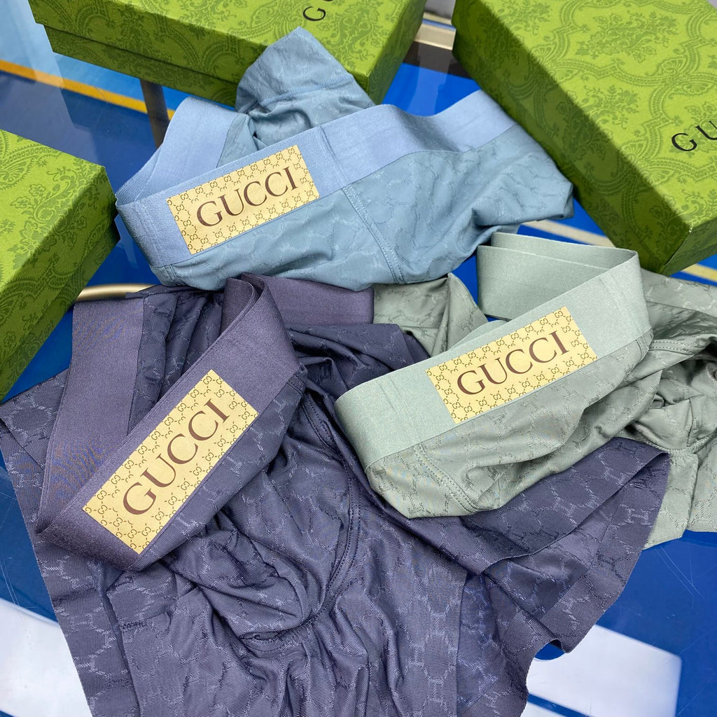Gucci Ice-Silk Men's Boxer Briefs - 3-Piece Box