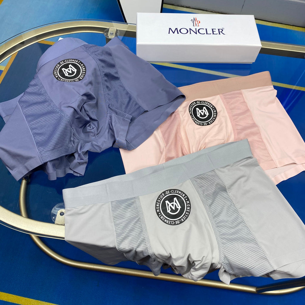 Moncler Cotton Men's Boxer Briefs - 3-Piece Box