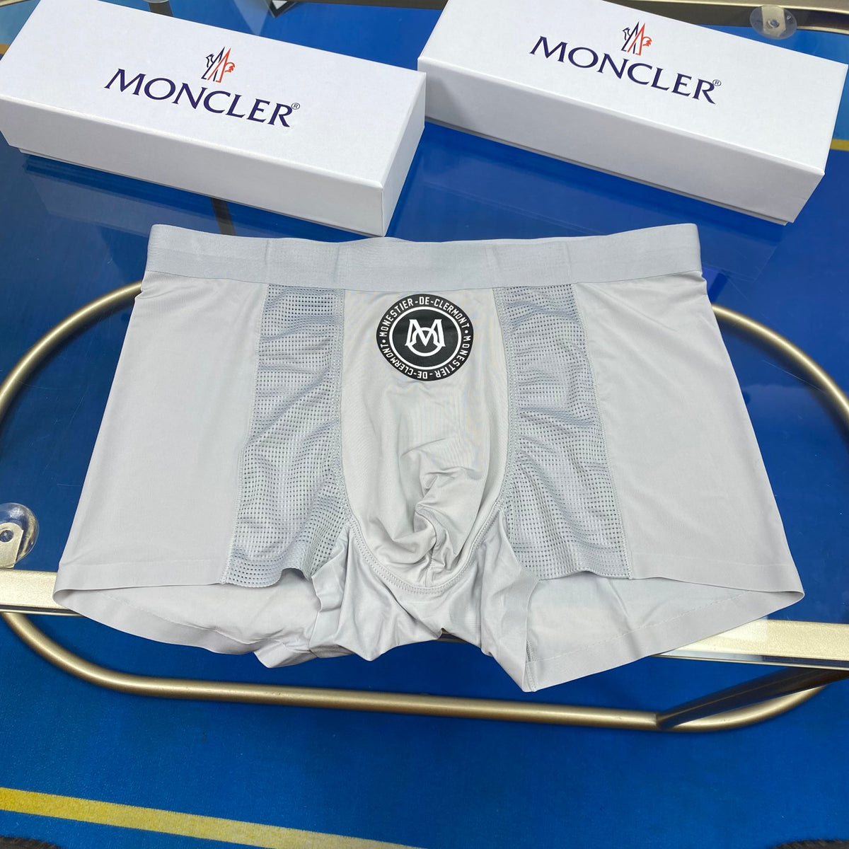 Moncler Cotton Men's Boxer Briefs - 3-Piece Box