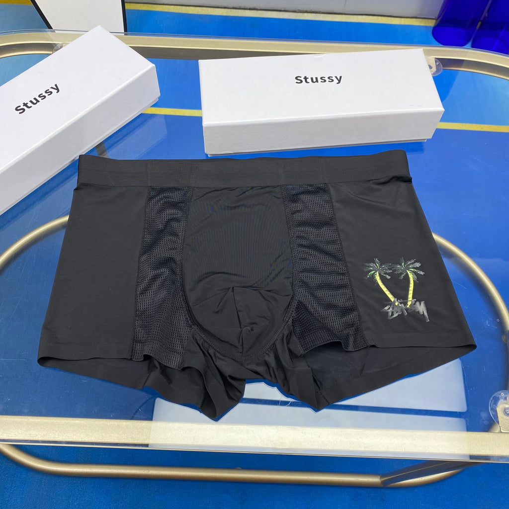 Ice-Silk Men's Boxer Briefs - 3-Piece Box