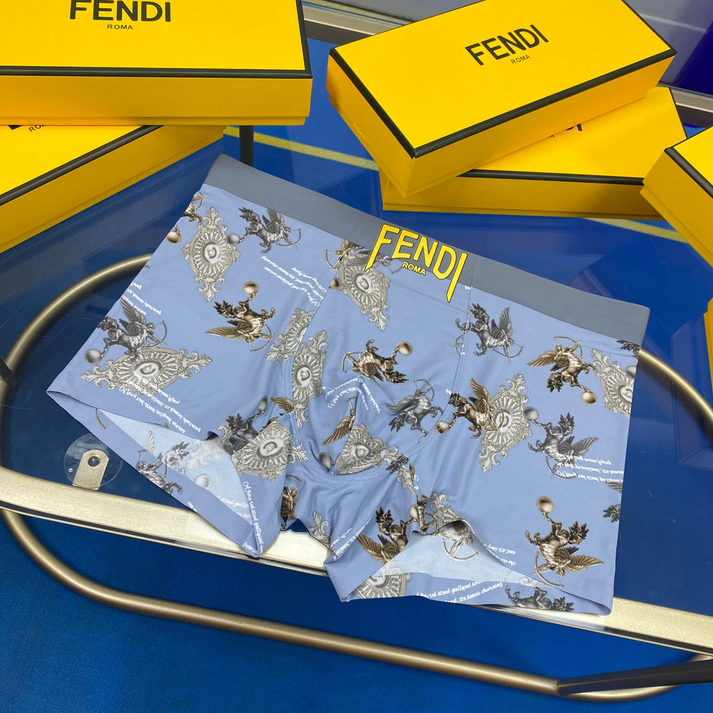 Fendi Ice-Silk Men's Boxer Briefs - 3-Piece Box