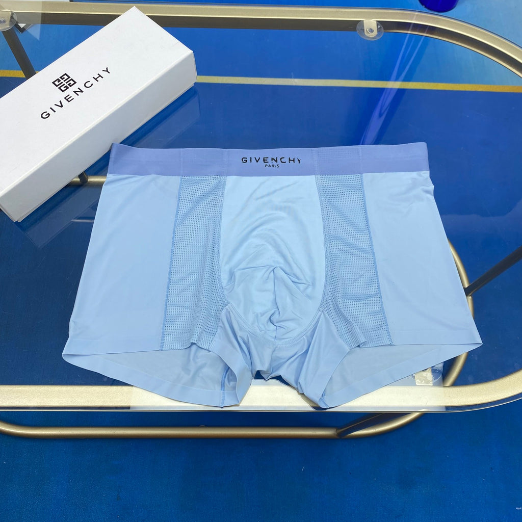 Givenchy Clean Wordmark Waistbands Men's Boxer Briefs - 3-Piece Box