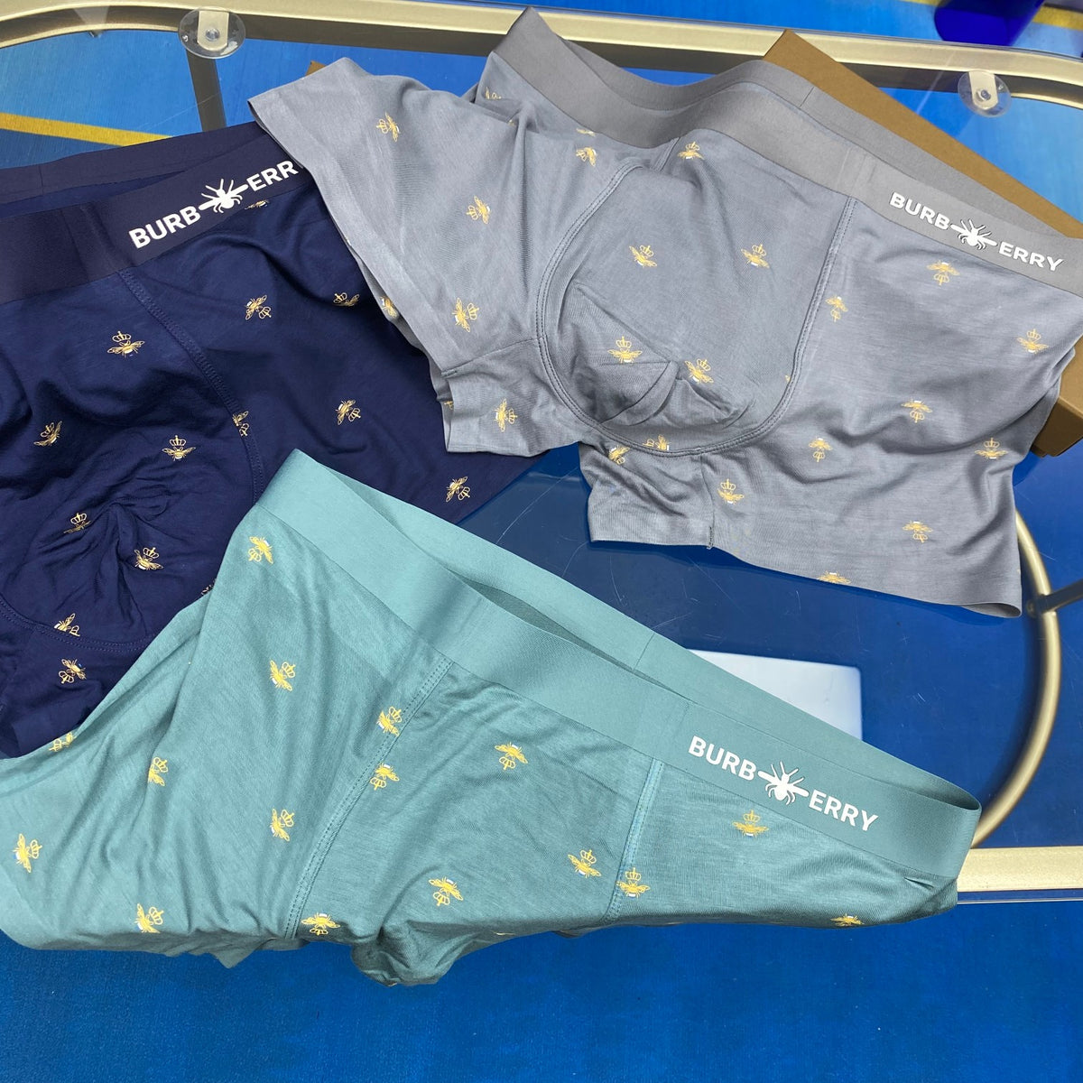 Burberry Men's Boxer Briefs - 3-Piece Box