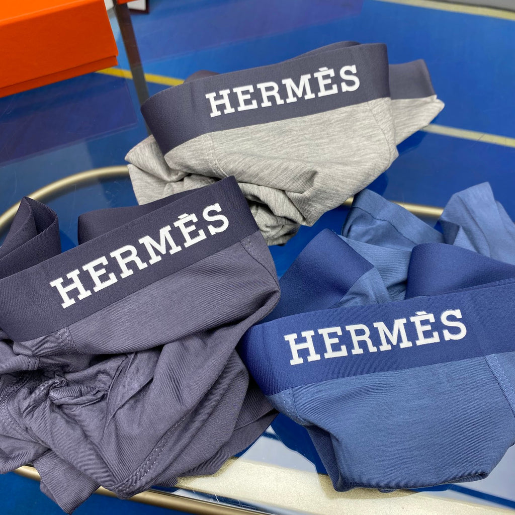 Hermes Men's Boxer Briefs - 3-Piece Box