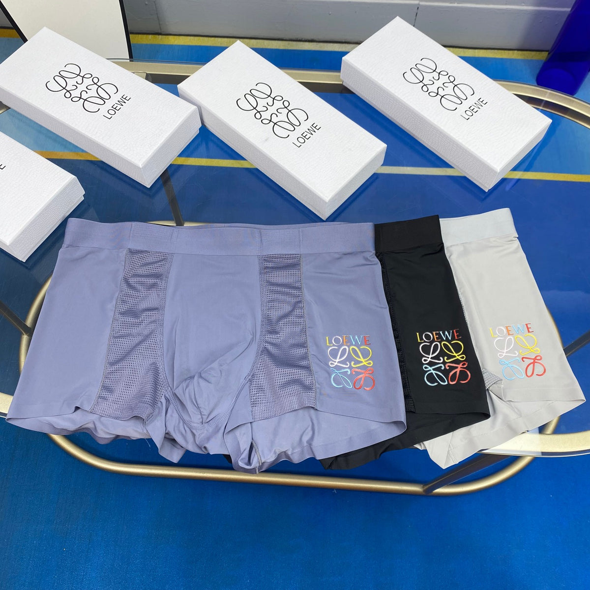Givenchy Pastel Mixed-Colour Boxer Briefs 3-Piece Box Collection