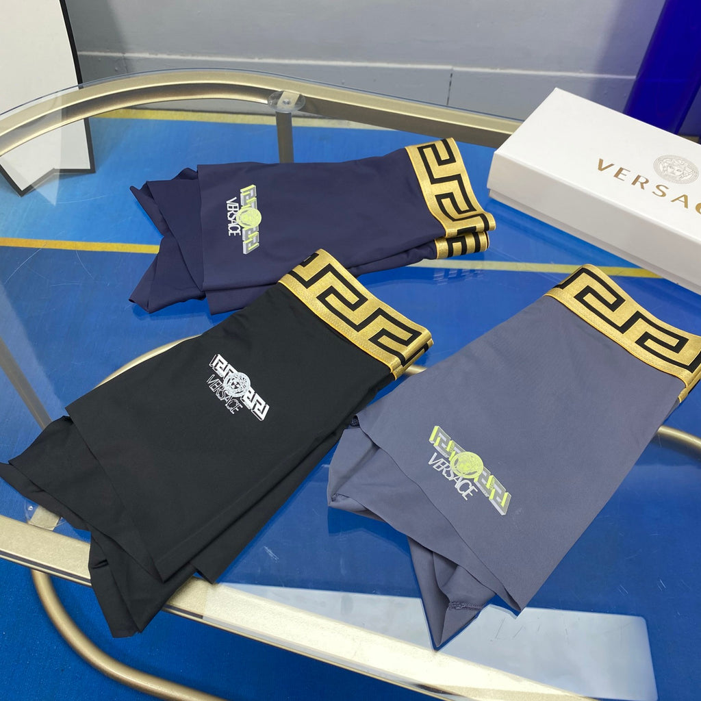 Versace Ice-Silk Men's Boxer Briefs - 3-Piece Box