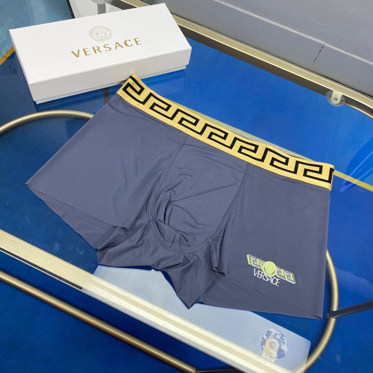 Versace Ice-Silk Men's Boxer Briefs - 3-Piece Box