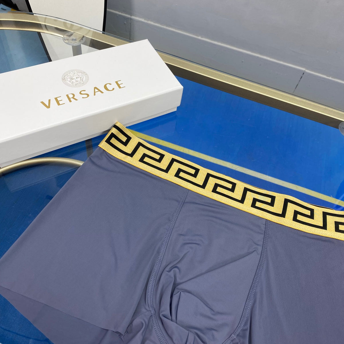 Versace Ice-Silk Short Socks - 3-Pair Pack
