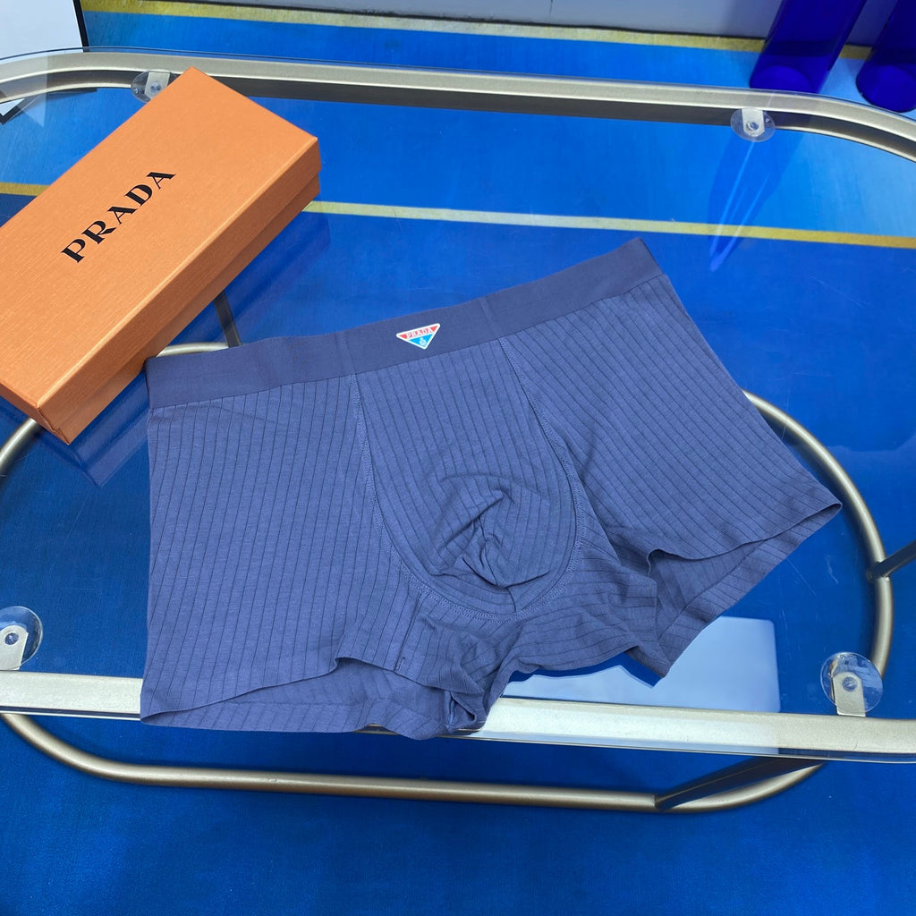Prada Cotton Men's Boxer Briefs - 3-Piece Box