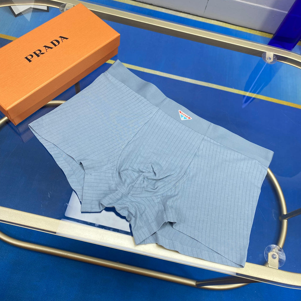 Prada Cotton Men's Boxer Briefs - 3-Piece Box