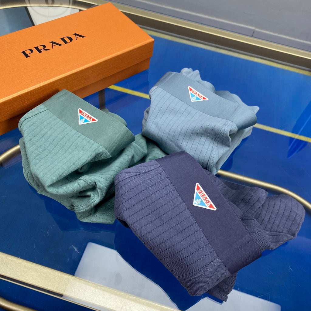 Prada Cotton Short Socks - 3-Pair Pack