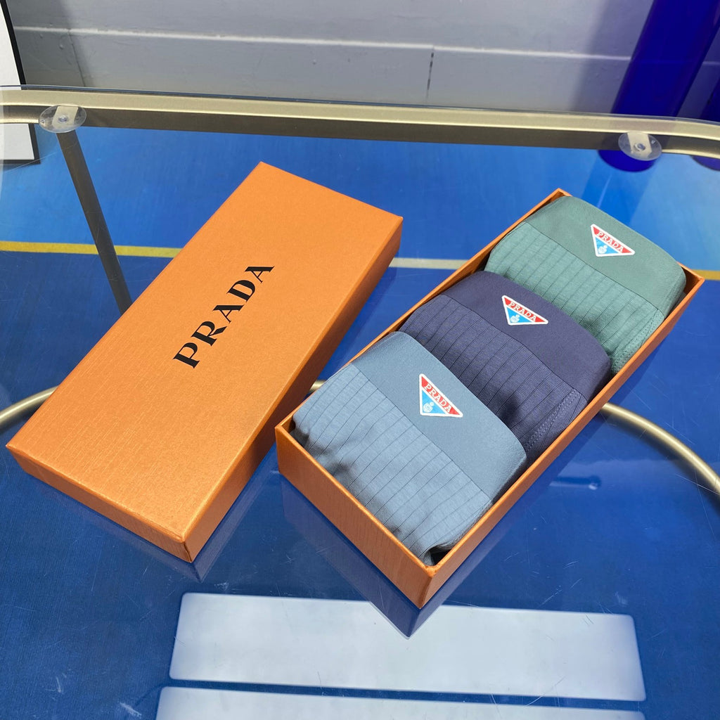 Prada Cotton Short Socks - 3-Pair Pack