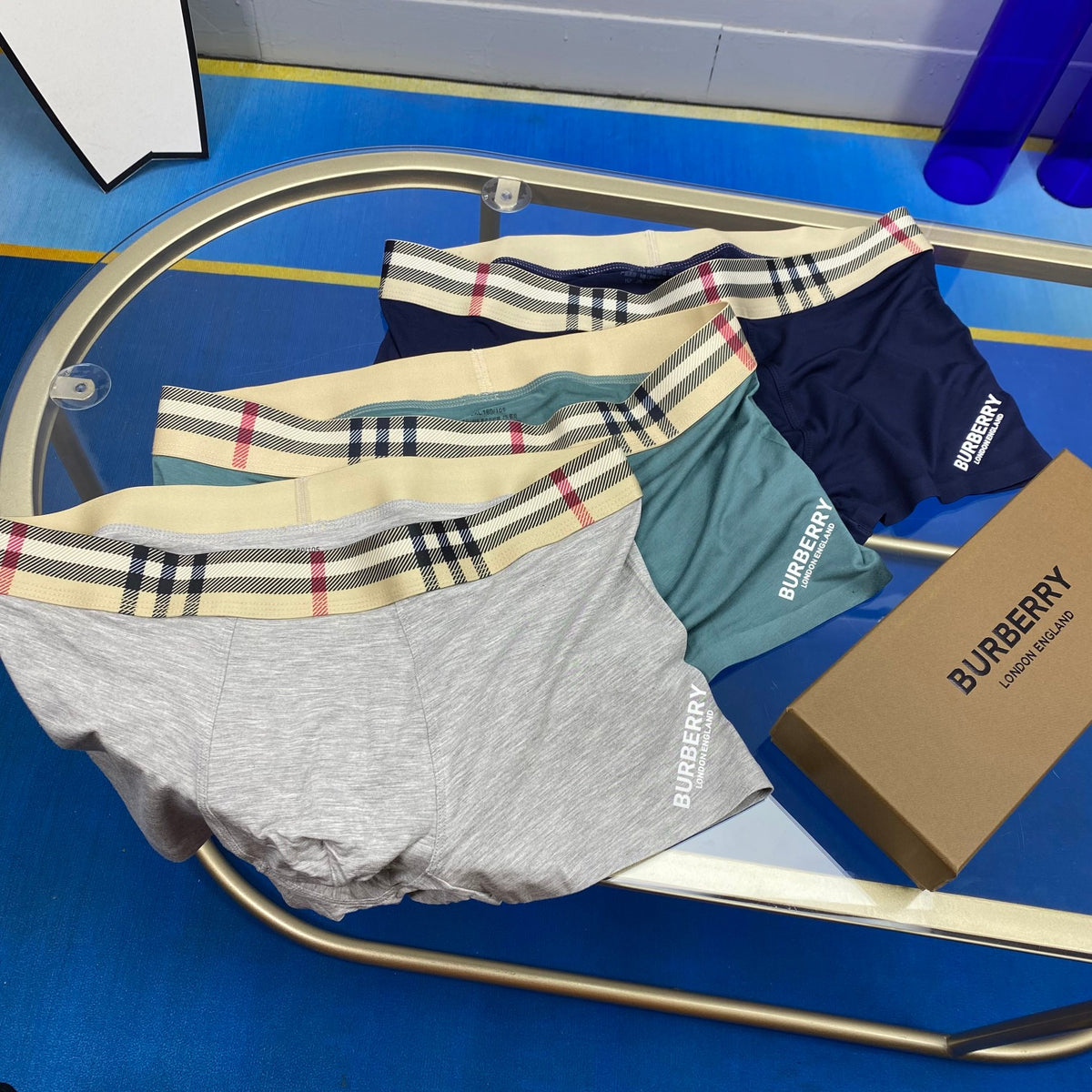 Burberry Men's Boxer Briefs - 3-Piece Box