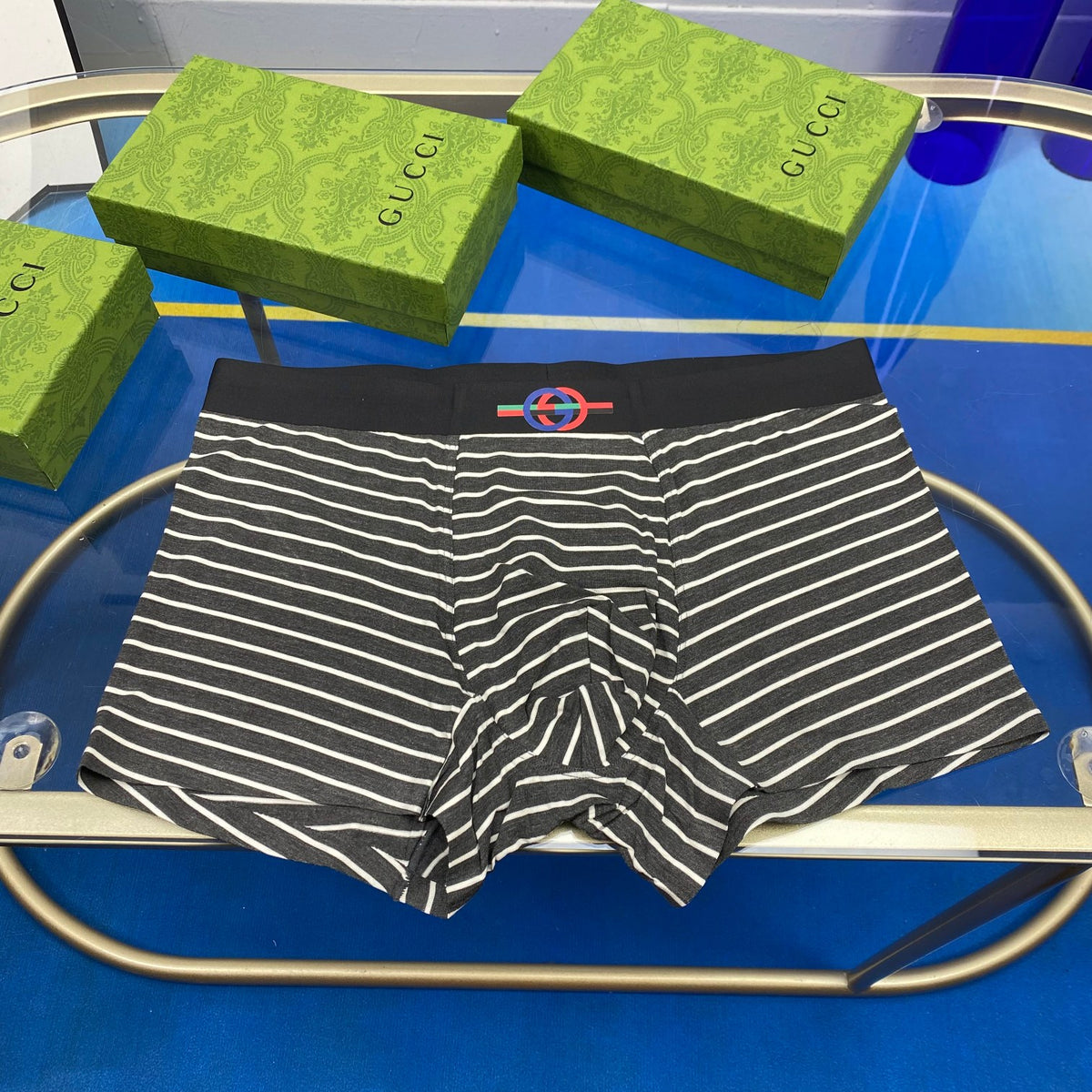 Gucci Ice-Silk Men's Boxer Briefs - 3-Piece Box