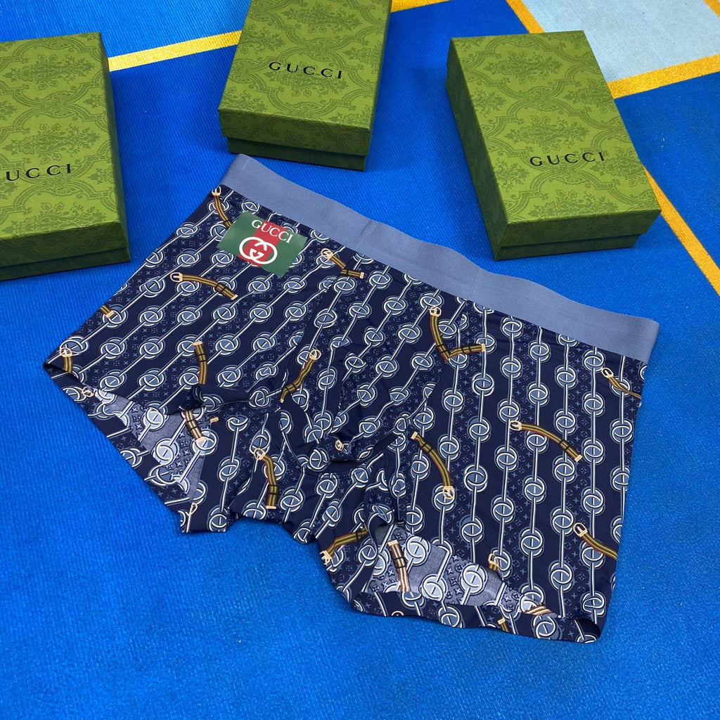 Gucci Ice-Silk Men's Boxer Briefs - 3-Piece Box