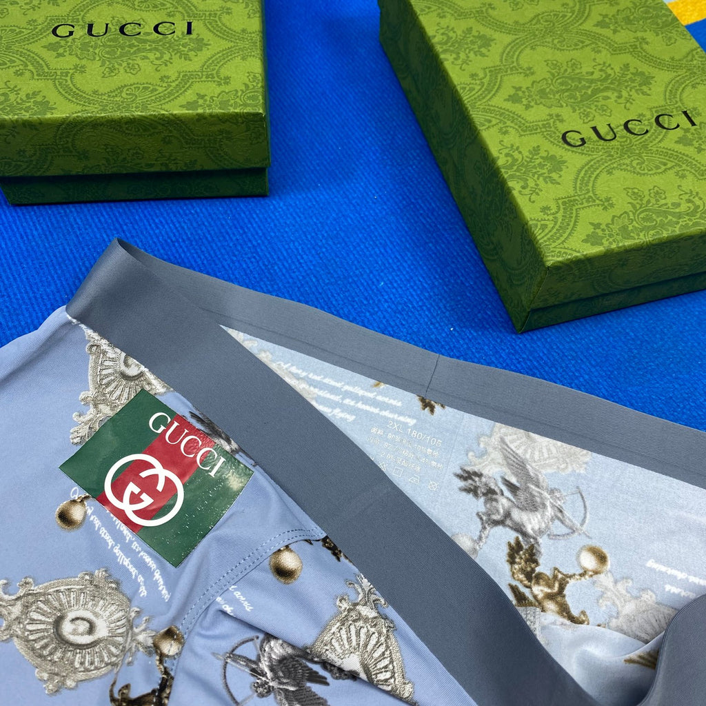 Gucci Ice-Silk Men's Boxer Briefs - 3-Piece Box