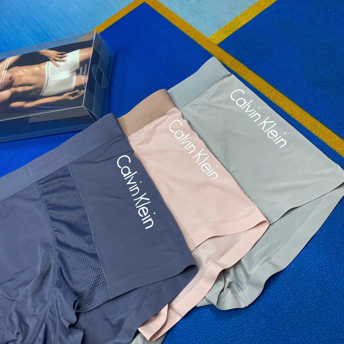 Calvin Klein Ice-Silk Men's Boxer Briefs - 3-Piece Box
