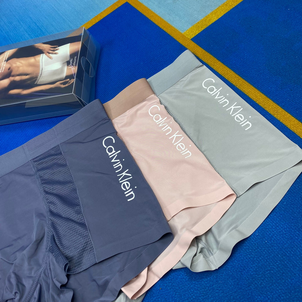 Calvin Klein Ice-Silk Men's Boxer Briefs - 3-Piece Box