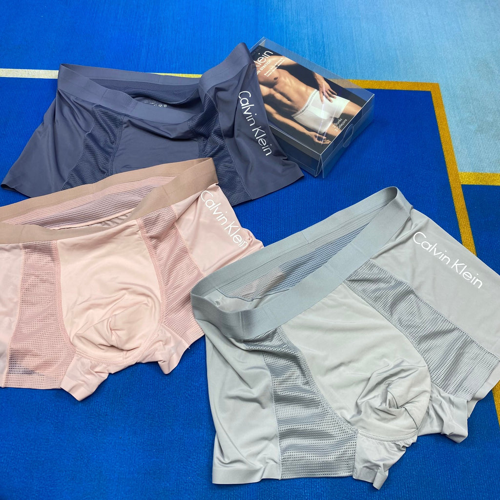 Calvin Klein Ice-Silk Men's Boxer Briefs - 3-Piece Box