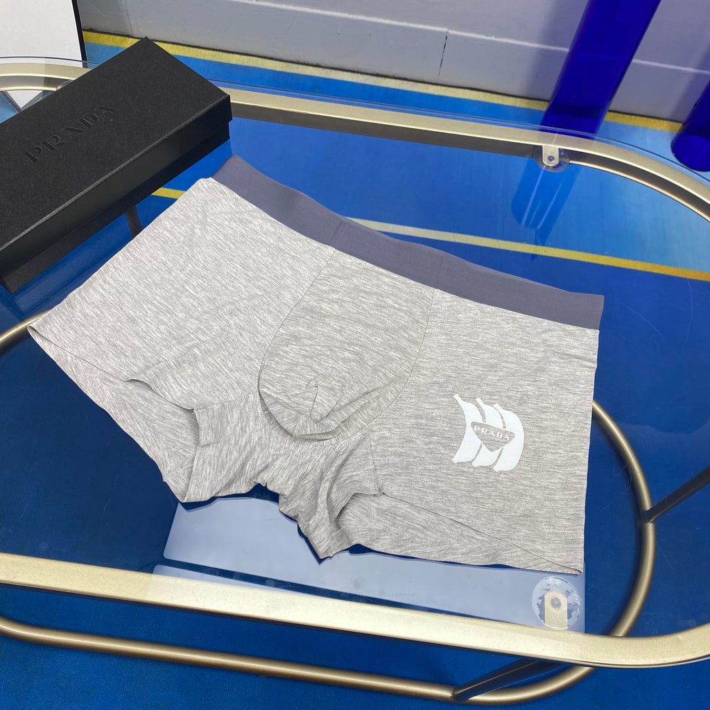 Unbranded Crest-Style Front Graphic Men's Boxer Briefs