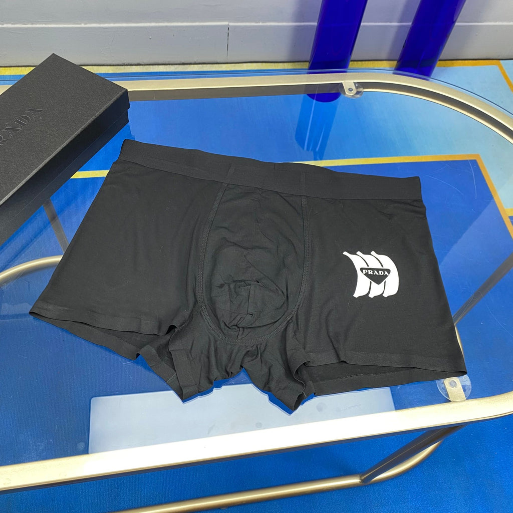 Unbranded Crest-Style Front Graphic Men's Boxer Briefs