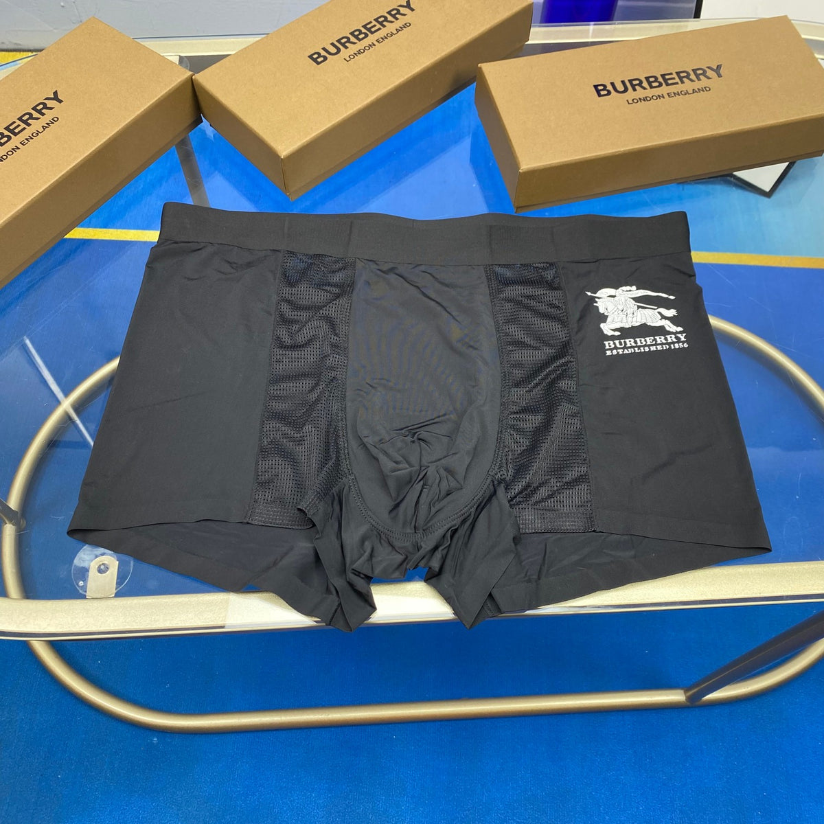 Burberry Ice-Silk Men's Boxer Briefs - 3-Piece Box