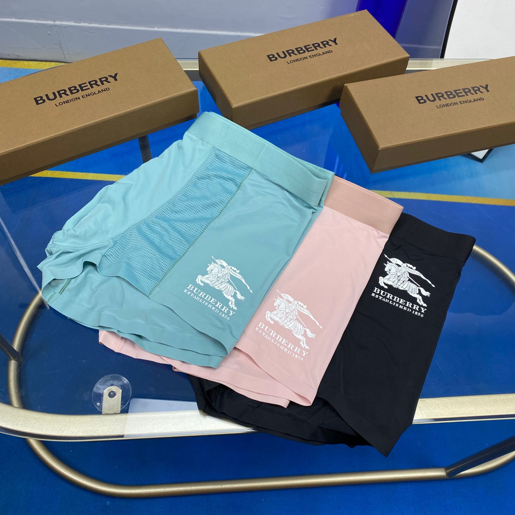 Burberry Horse Graphics Men's Boxer Briefs - 3-Piece Box