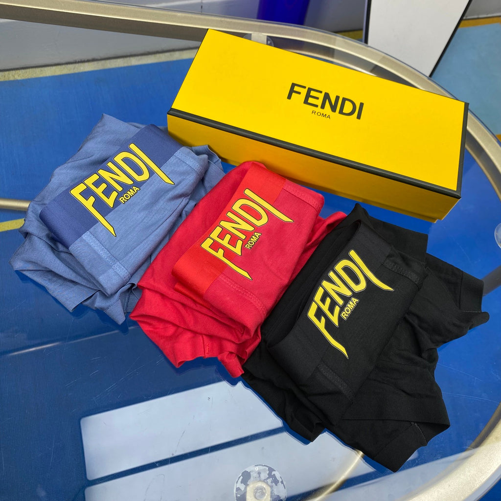 Fendi Men's Boxer Briefs - 3-Piece Box