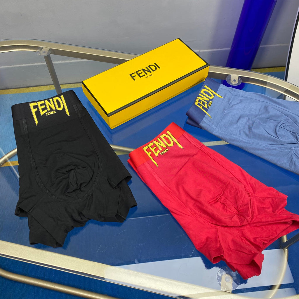 Fendi Men's Boxer Briefs - 3-Piece Box