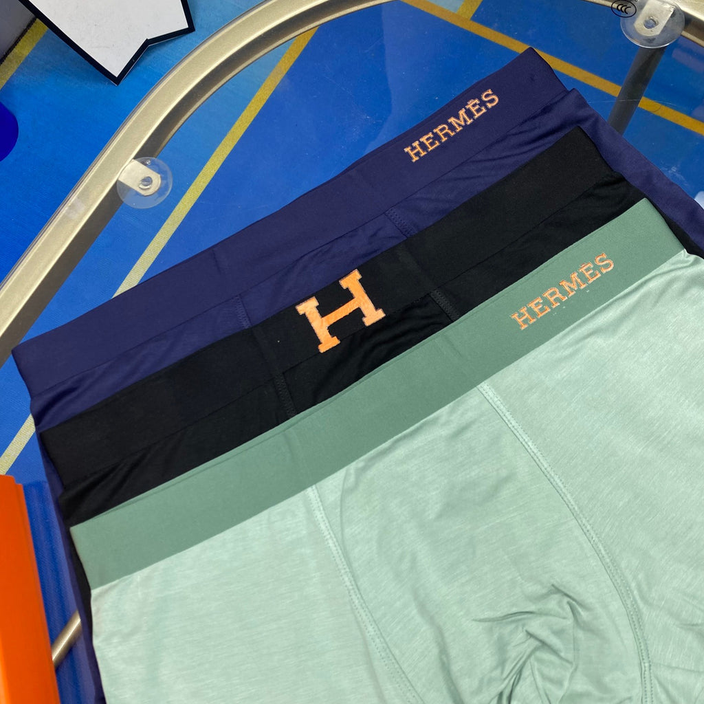 Hermes H Details Men's Boxer Briefs - 3-Piece Box