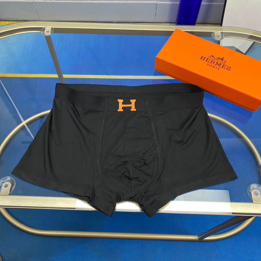 Hermes Ice-Silk Men's Boxer Briefs - 3-Piece Box