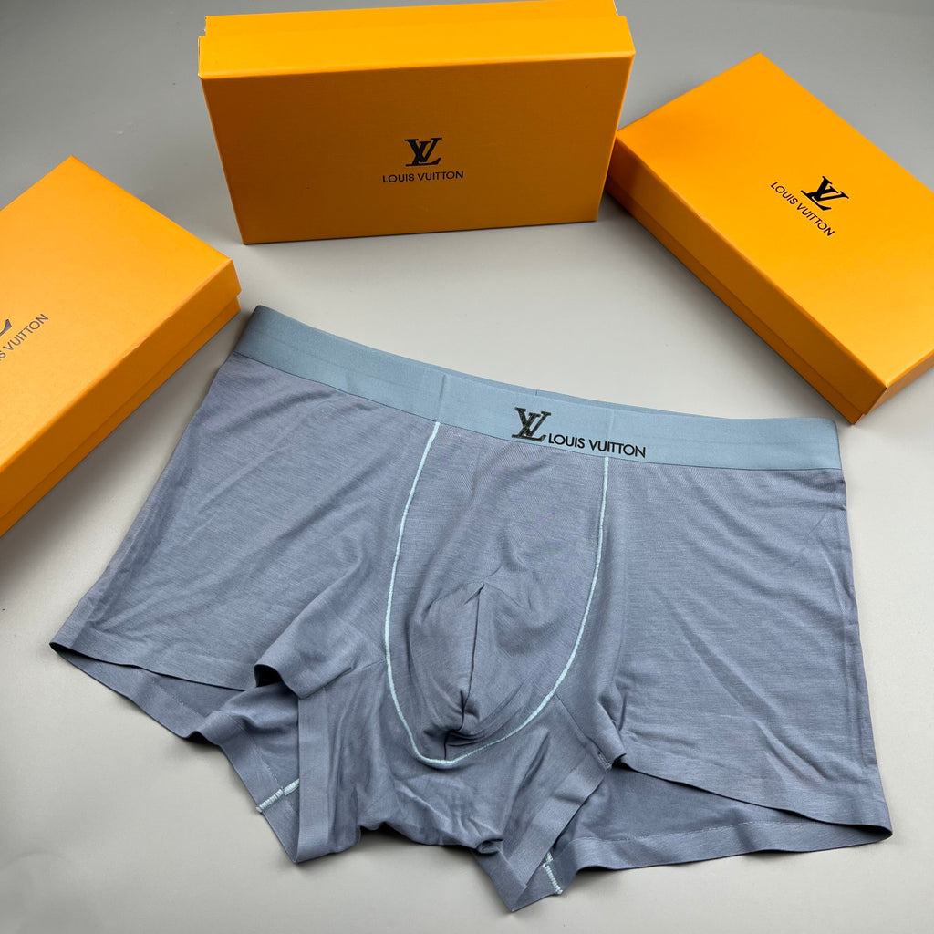 Louis Vuitton Modal Visible Colour, Waistband And Emblem Details Men's Boxer Briefs - 3-Piece Box