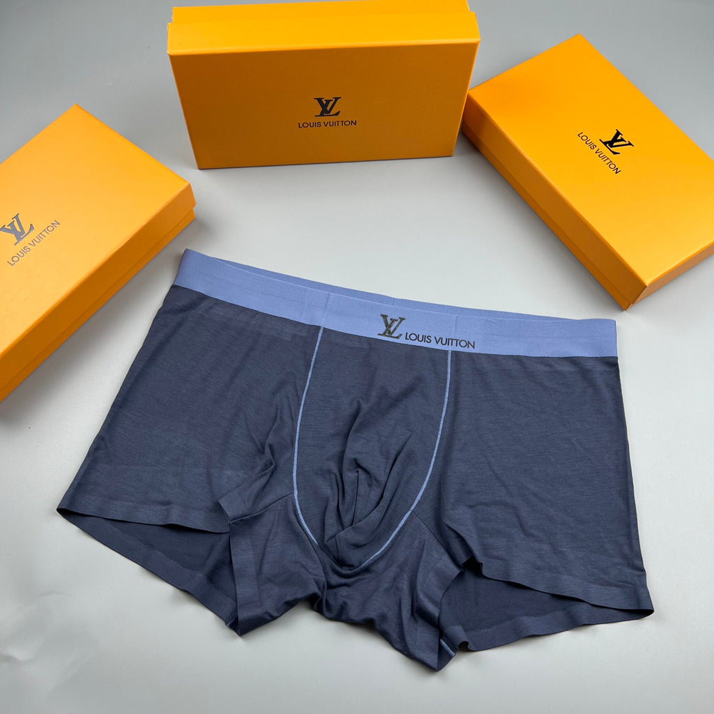 Louis Vuitton Modal Visible Colour, Waistband And Emblem Details Men's Boxer Briefs - 3-Piece Box
