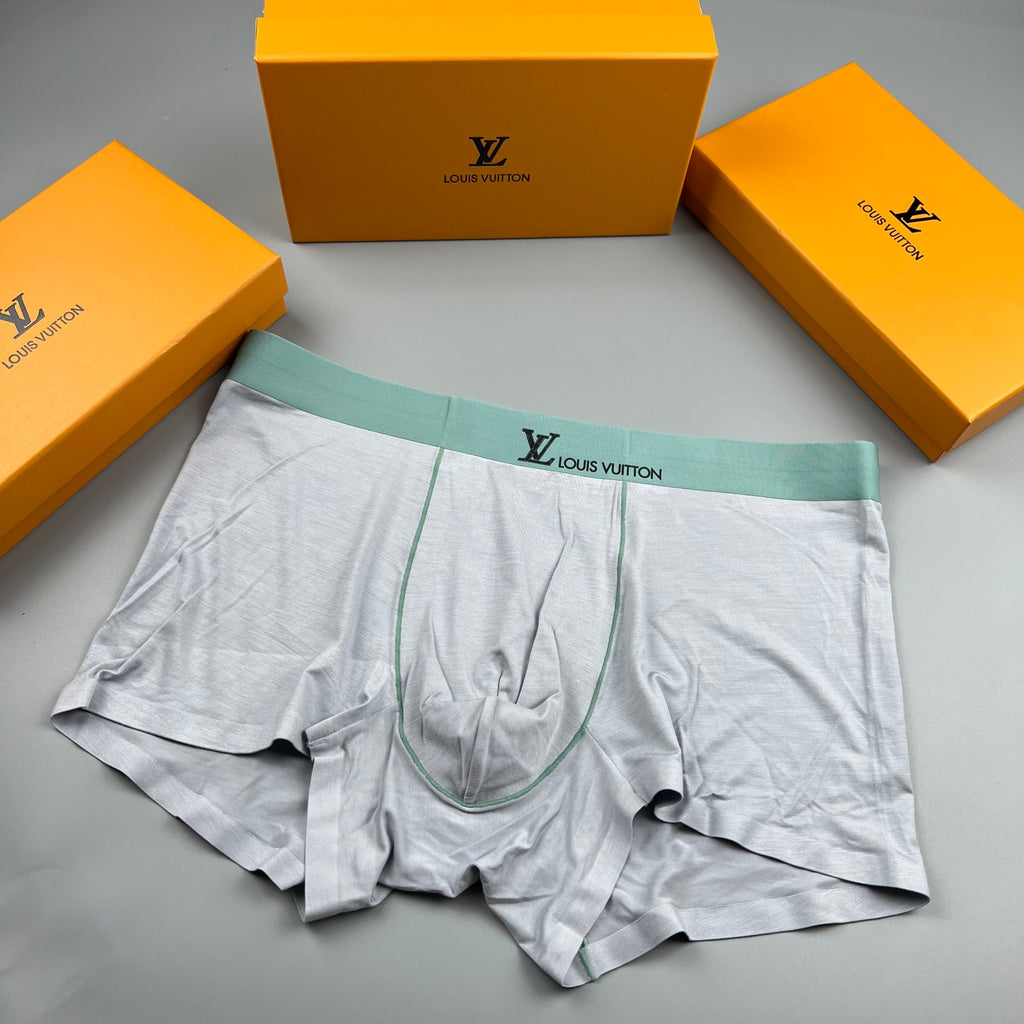 Louis Vuitton Modal Visible Colour, Waistband And Emblem Details Men's Boxer Briefs - 3-Piece Box