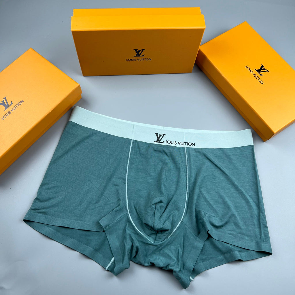 Louis Vuitton Modal Visible Colour, Waistband And Emblem Details Men's Boxer Briefs - 3-Piece Box