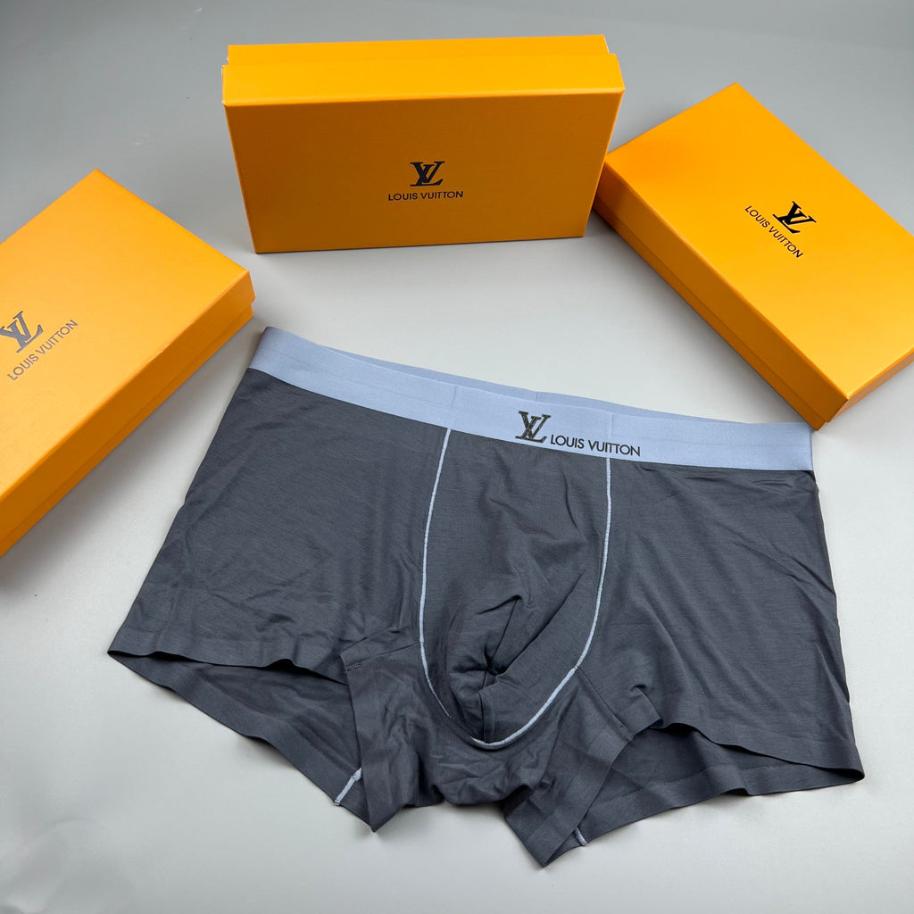 Louis Vuitton Modal Visible Colour, Waistband And Emblem Details Men's Boxer Briefs - 3-Piece Box